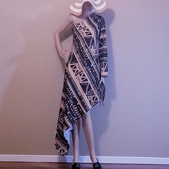 NWT Aztec Asymmetrical Dress - Picture 2 of 16